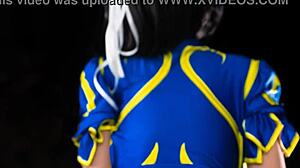 Chun Li Sex Doll Facesitting In Intense Parody Fight