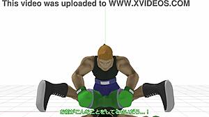 Little Mac takes gay anal assfucking in yaoi game scene