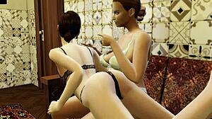 Evil stepmother punished me with spanking and licking