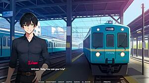 hey liam, your girlfriend just got to the city for her first time and we start with blowjob and fucking from friend in this hentai game with cum