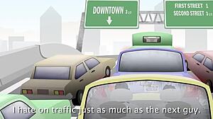 Your Favorite Martian Road Rage Video with Wild Sissy Anime Action