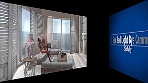 كامرون الخاطئ WMV يعرض رسوم أنمي هينتاي ثلاثية الأبعاد بالتفصيل