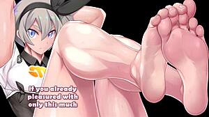Hentai JOI Femdom Feet Challenge 2 with Intense Domination and Control