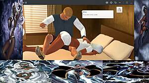 Charmed Storm: Deepthroat Action in Interracial Anime Scene
