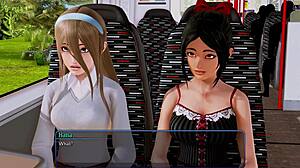 Harem hotel pt 58 - runey’s big cock action