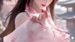 i can't stop with this nude anime doll toy...