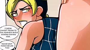 Veo a Jolyne con el guardia en escena hentai subtitulada español tensión erótica