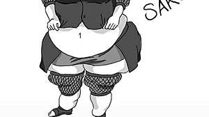 Exploring fat anime characters in various pictures