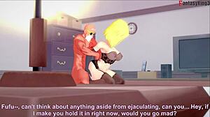 Kame Roshi with Android 18 in lingerie from Dragon Ball Zex 5 free POV full movie on Sheer Fantasyking3.