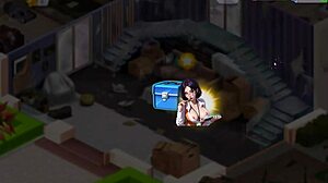 Hot maid servant with big tits seduces in HornyVilla gameplay.