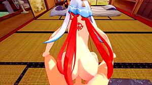 Wow! Nilou gets pounded hard by Aether in Genshin Impact hentai!