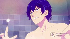 Girl enters the bathroom naked unaware someone is already inside