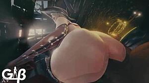 İlk Vahşi Animasyonum İçin Hazır Mısın, Derin Kremsi Döl Eylemiyle 3D Çizgi Tarzında?