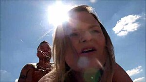 Public shameless trick, stranger fucks me raw without a condom in open view