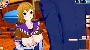 Parsee's Tit Rubbing Passion in Touhou