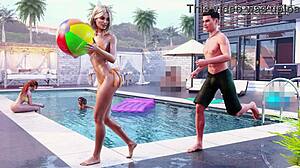 Hey, Cuckold Boyfriend Watches His Petite Teen Girlfriend Suck Off Friends