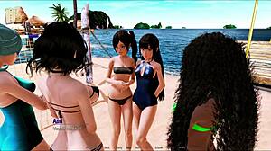 INTENSE FUCKING in HOTEL ROOMS of HAREM HOTEL 218 anime game