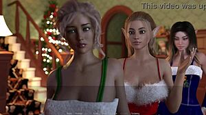 The Lust City 47 - Busty Christmas Elf Stuns Santa