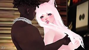 Cosplay Teen Gets Pounded Hard by Monster Cock