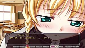 Chris and Princess Seduce in Classroom Game Hentai