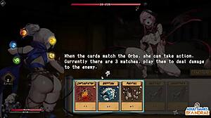 manari faces lust fiend in intense half-demon shinobi clash