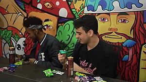 Oh man, tasting all these flavored condoms in a gay hentai massage session sounds wild, right