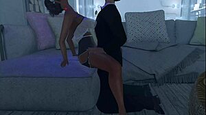 Intense Fingering Reward in Animation