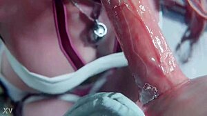 Fundo Da Garganta Deep Oral Action