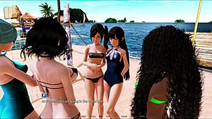 INTENSE FUCKING in HOTEL ROOMS of HAREM HOTEL 218 anime game