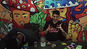 Oh man, tasting all these flavored condoms in a gay hentai massage session sounds wild, right