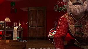 The Lust City 47 - 18 Year Old Busty Christmas Elf Reveals Huge Boobs and Beautiful Body for Santa
