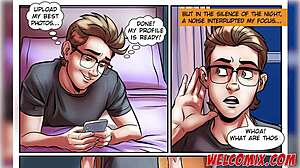 i can't resist three hot lesbians in bed with nerdy comics