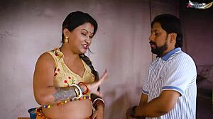 Mallu Bihari Bhabhi Hardcore FUCK in Outdoor Kitchen! Threesome Full Movie Shocks with Two Local Debar!