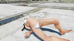 Julia Gets Fucked Hard While Wearing White Bra And Panties In Game Hentai