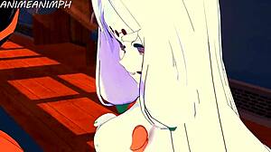 hey spider mom, bend over for doggystyle anal while i grab your tits and give blowjobs in demon slayer hentai