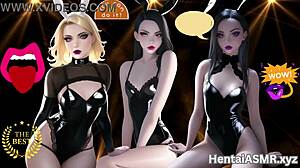 Похотливые хентай девки мотивируют лизанием свои пизденки