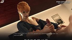 Redhead Babe Rides Big Cock for Creampie at Taboo University!