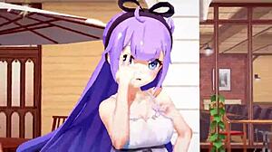 アズールレーンのキャラが蒸し暑いヘンタイMMDシーンで絡む