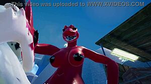 Messy Kobold Threesome