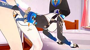 Cipher boldly takes hot creampie squirting in 3d manga assfucking mature hentai game