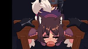 Oh sial, bayangkan disangkut di tiang hukuman dari POV awak dalam adegan hentai liar ini. Sangat intens!