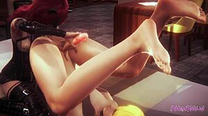 Erito in Leather Licks Ass and Jerks While Getting Fucked Hard