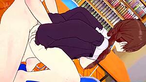 hey chizuru, getting so horny at the library... wanna bang again in the bedroom? rental girlfriend hentai madness!