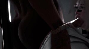 White tranny feels deep passion