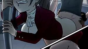 gostosa babe hints at wild pussy play in steamy hentai action