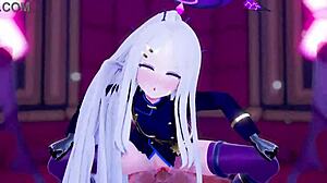 Hina 3D Cartoon Anime Scene