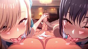 Wow, Blue Archive hentai compilation part 2 is wild!