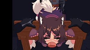 Oh damn, imagine getting spitroasted in the pillory from your POV in this wild hentai scene. It's intense!