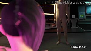 welcome to vr nexus 3 neon dreams with sexy girl cyberpunk style. she rides hard in shaved pussy and anal fucking.