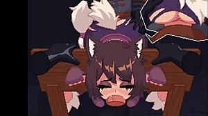 Oh damn, imagine getting spitroasted in the pillory from your POV in this wild hentai scene. It's intense!